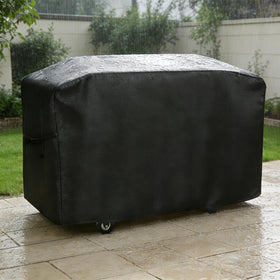 Bruwaa griddle cover protecting Blackstone 28-inch griddle with Hood during storage