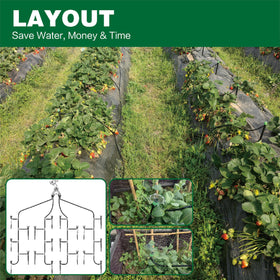 Brysage greenhouse kit enables water-saving irrigation for patios and raised beds.