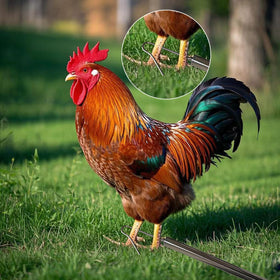 BRZFWLMYDF chicken net trap durability—stainless steel rods for long-lasting use.