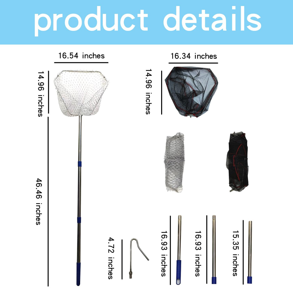BRZFWLMYDF versatile outdoor tool—ideal for coop, fishing nets, and bird nets.