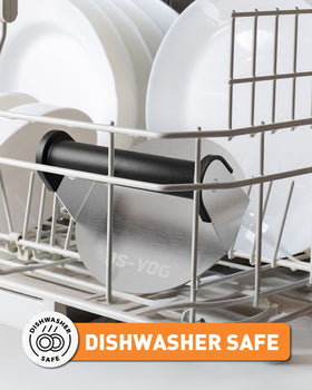 BS-VOG cool-touch handle keeps hands safe during grilling.
