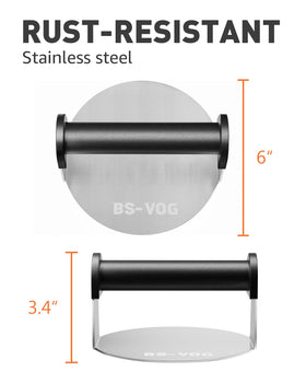 BS-VOG one-piece design with seamless surface for easy cleaning.