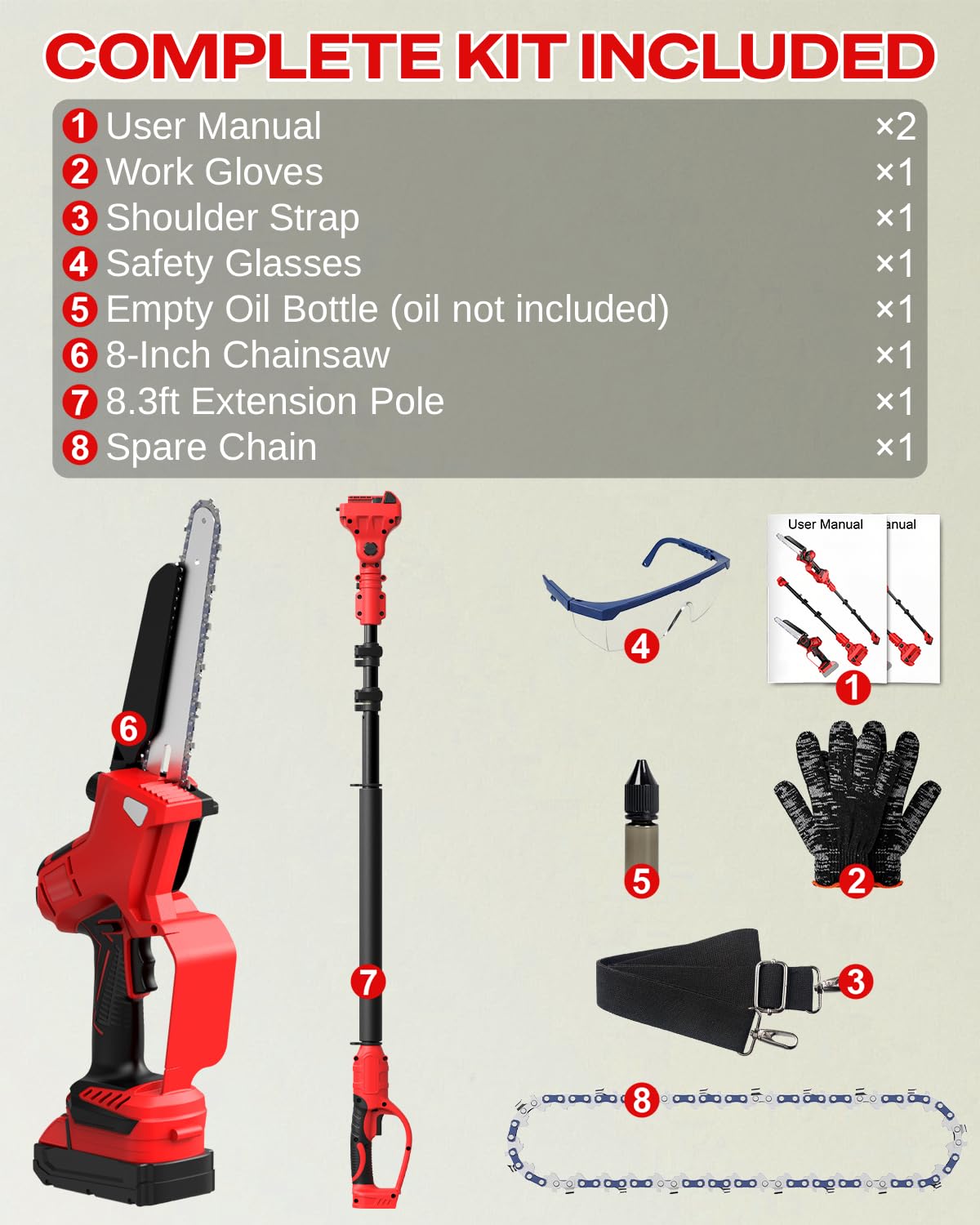 BSDonte tool free chain tensioner simplifies maintenance and operation.