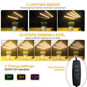 bseah auto-timer grow light enabling consistent daily on/off schedules