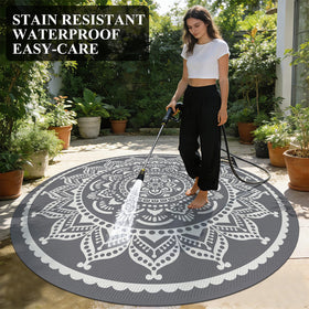 Bsmathom indoor-outdoor rug enhances any space while protecting floors