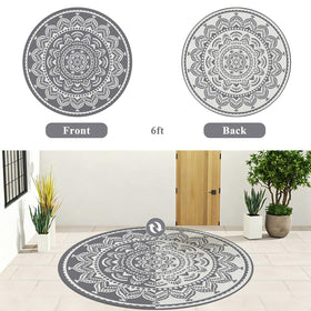 Bsmathom UV-resistant rug preserves colour in sunlit patios and beaches