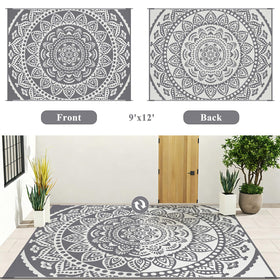 Bsmathom waterproof rug is easy to clean and wipe down