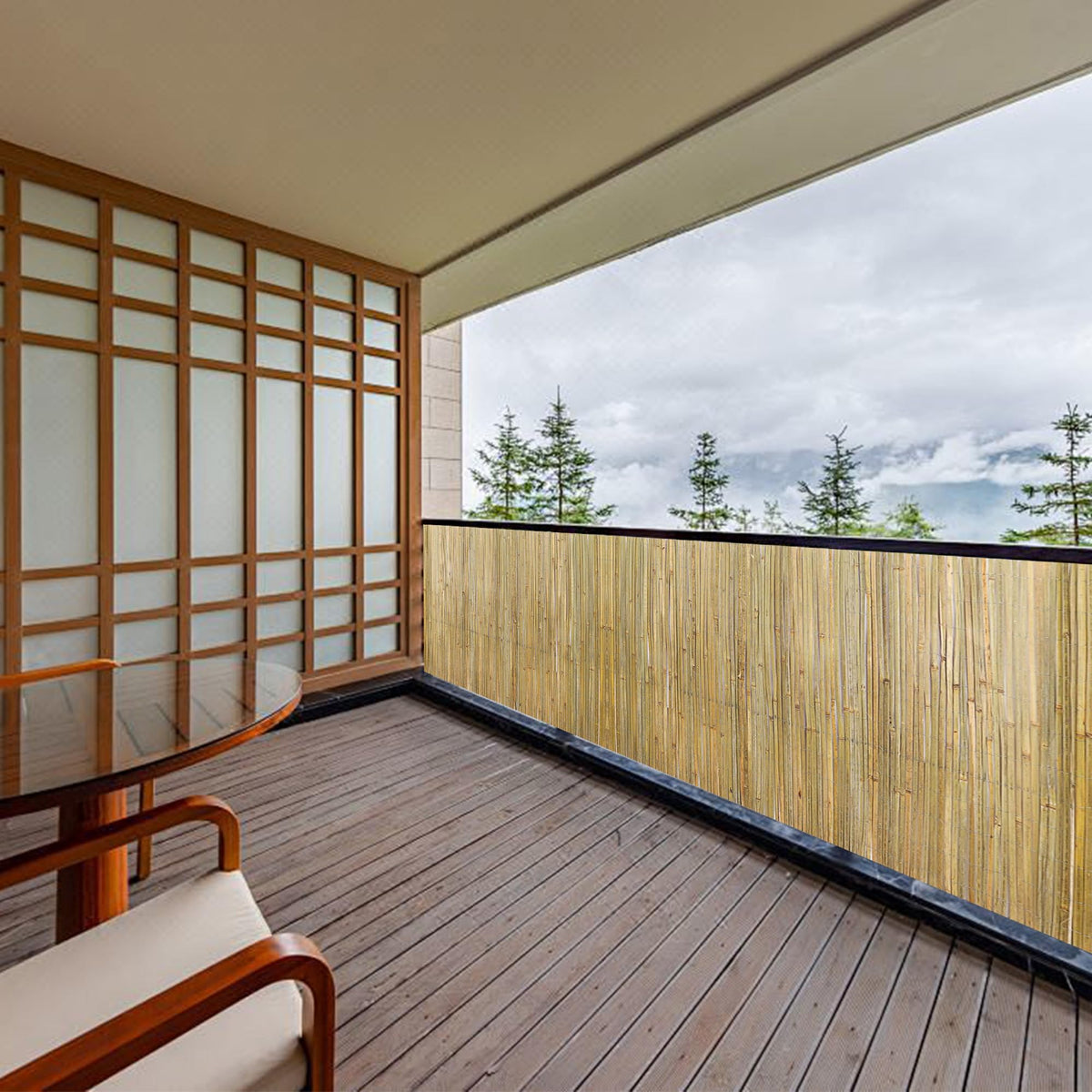 BSMOULFA durable eco-friendly bamboo fence offering long-term low maintenance.