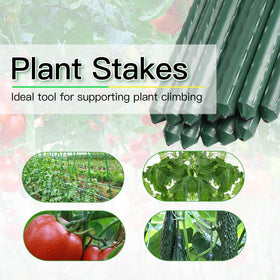 BSMOULFA green resin-coated stake resists rust and weather