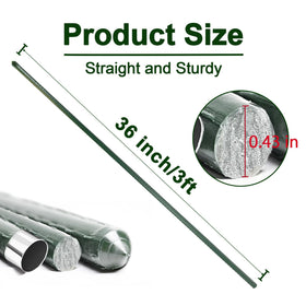 BSMOULFA metal stake with corrugated surface provides non-slip grip