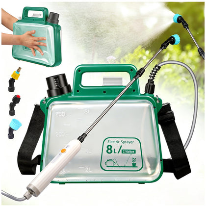Bsteciar backpack-sprayer with 2.1-gallon capacity for efficient lawn care.