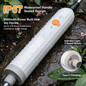 Bsteciar sprayer features waterproof handle and leak-proof design.
