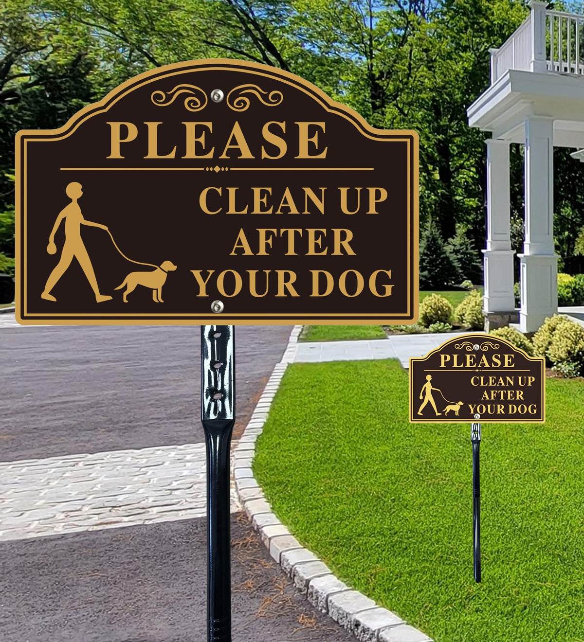 Bstersign professional black look preserves a clean, unobtrusive display.