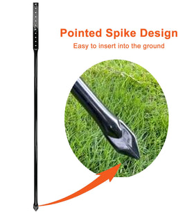 Bstersign two-pack set provides reliable support for standard yard signs.