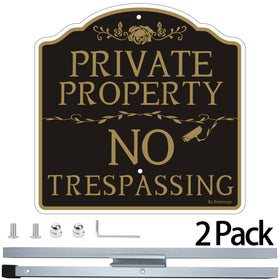 Bstersign two-sign kit with stakes demonstrates easy setup and quick installation