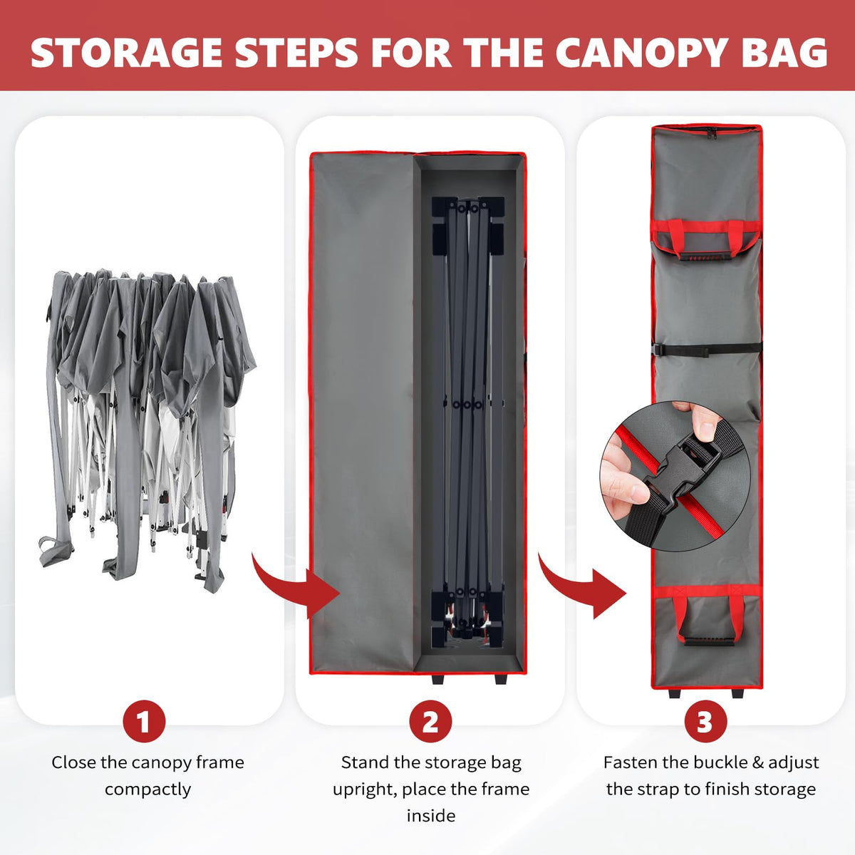 Bstge heavy-duty 600D fabric resists tears for outdoor use.