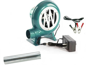BSTJXDZ dual BBQ blower assembly for quick setup and strong airflow