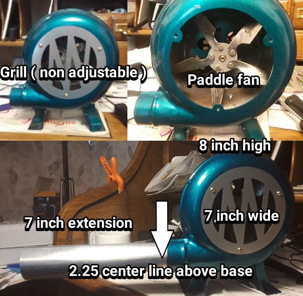 BSTJXDZ dual BBQ blower quiet operation during long smoking sessions