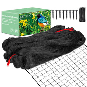 BSTPCOO bird netting 25x50 protects crops and poultry areas.