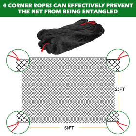 BSTPCOO nylon netting UV-proof and reusable for long-term use.