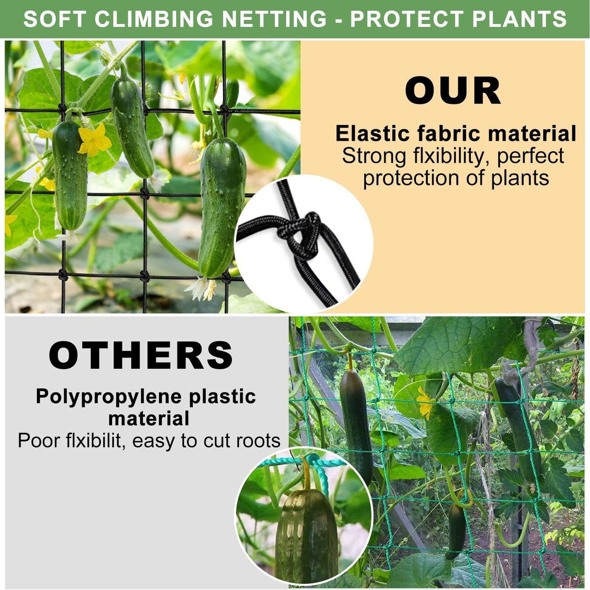 BSTPCOO Scrog Net suitable for indoor and outdoor plant growth.