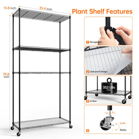 Bstrip compact storage and display make indoor gardening more enjoyable.