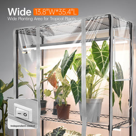 Bstrip Indoor Greenhouse grow light close-up 15W 3000K highlighting bright spectrum.