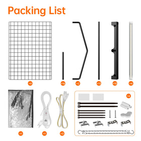 Bstrip Indoor Greenhouse assembly without tools for quick setup.