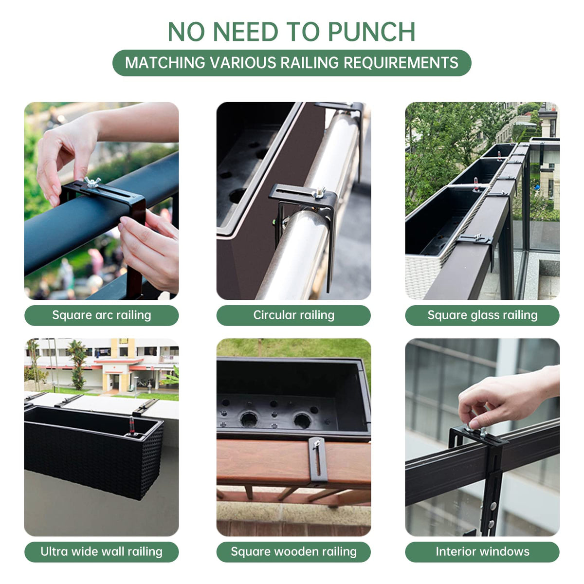 BSWAN Planter Box Bracket on fence mount demonstrates versatile outdoor use
