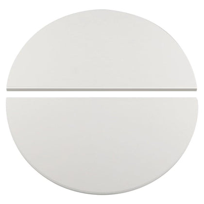 BTCDR half moon ceramic heat deflector plate for Kamado Joe Classic I-III for even heat circulation.