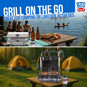 BTG Gear Tailwaves built-in thermometer helps monitor cooking temperature.