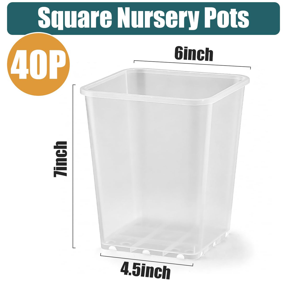 BTPLASTIK durable plastic seedling pots resist cracking and support healthy root development.