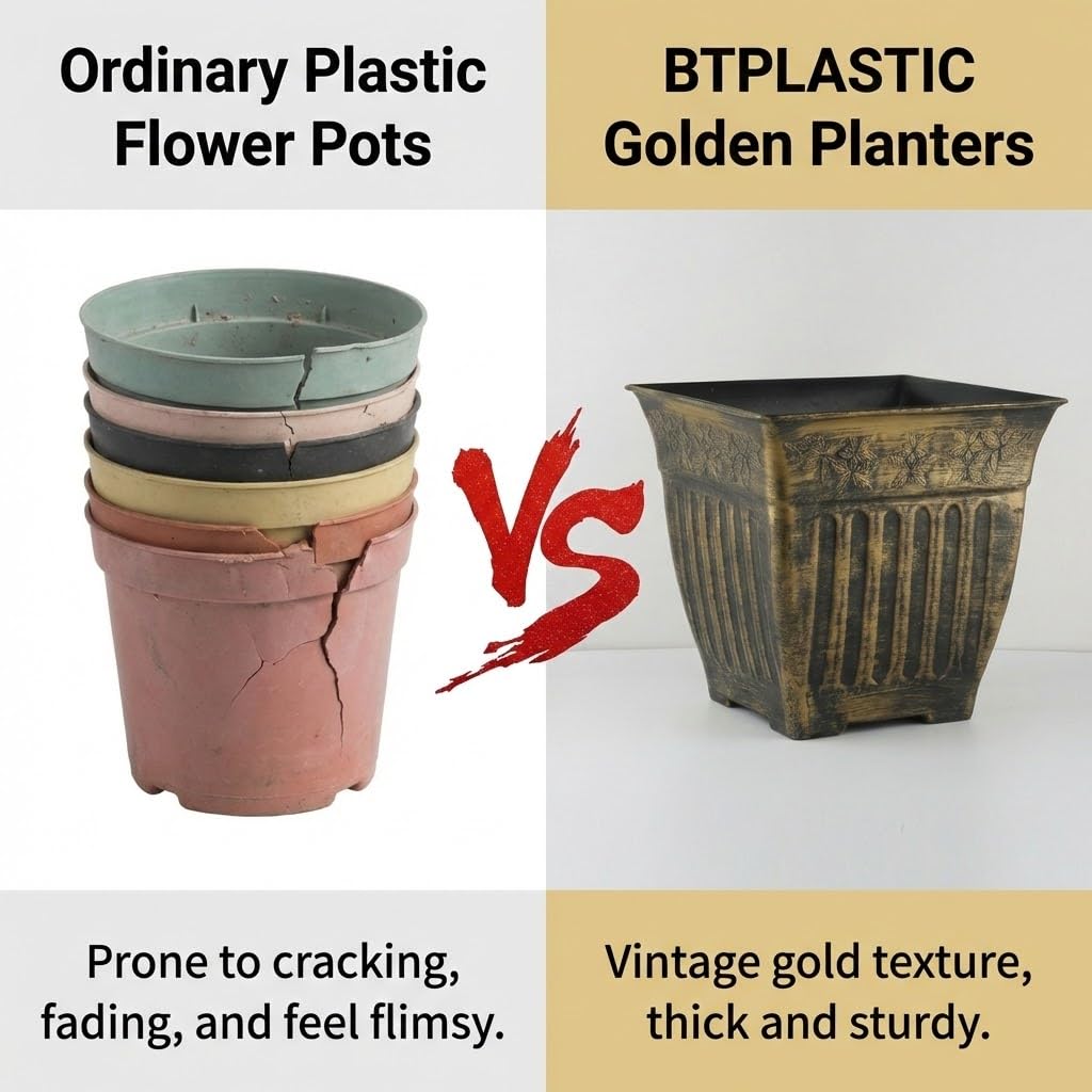 BTPLASTIK thick-walled construction withstands weight and high-traffic areas without cracking
