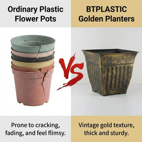 BTPLASTIK thick-walled construction withstands weight and high-traffic areas without cracking
