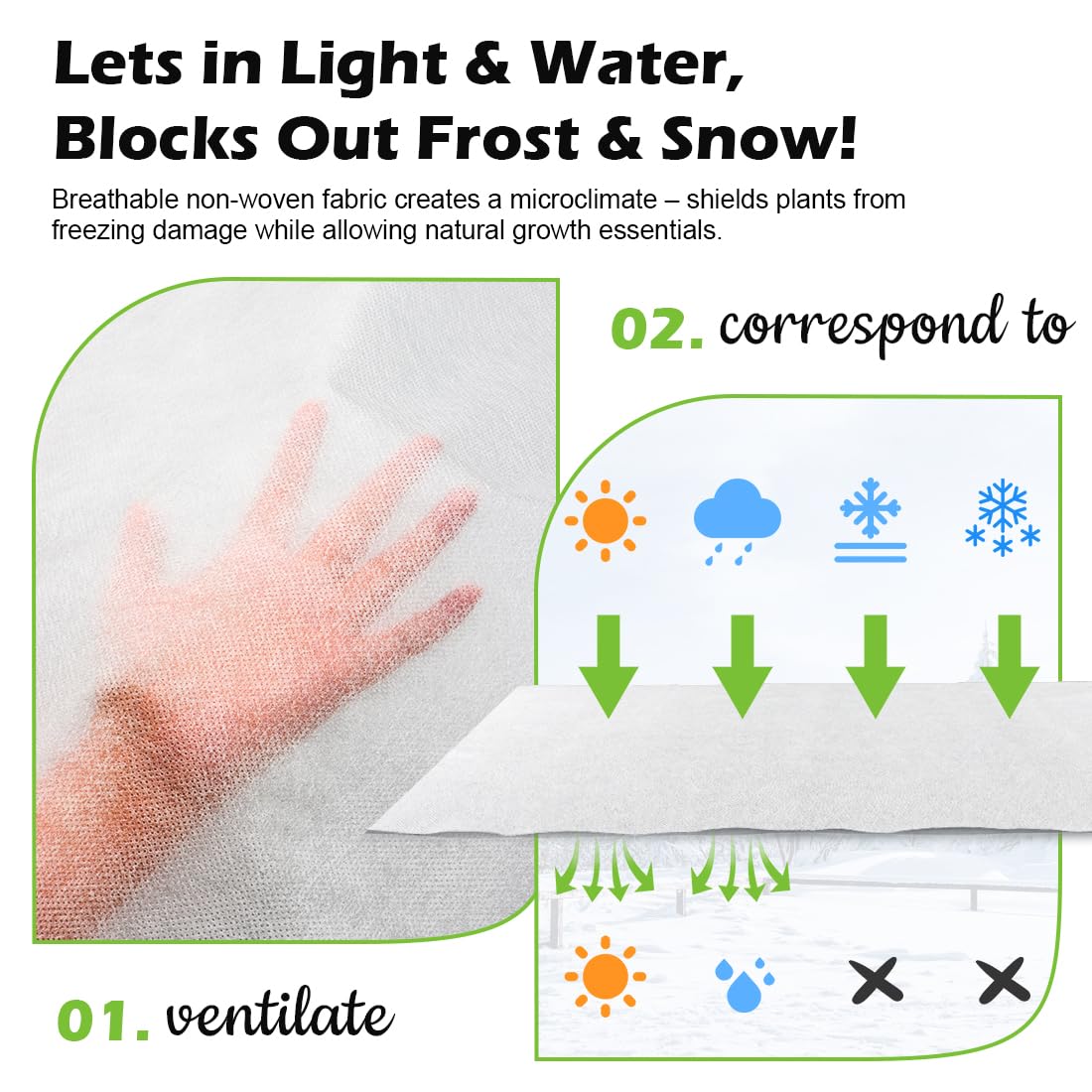 BTPLASTIK simple setup for fast, flexible cold-weather protection.
