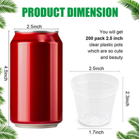 BTPLASTIK transparent seed starter pot enables easy root observation and moisture checks