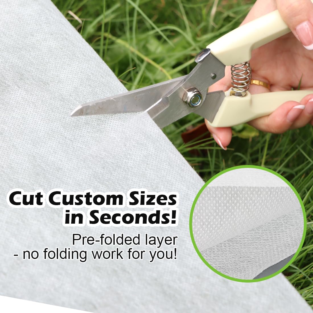 BTPLASTIK UV-resistant fabric lets sun and air through.