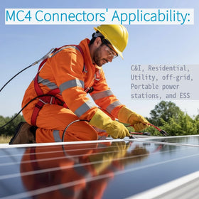 BTQSOL compatibility 11-14 AWG supports versatile solar cable pairing
