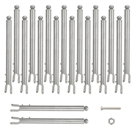 BTRAM chain-link extension top rail in galvanized steel for durability.