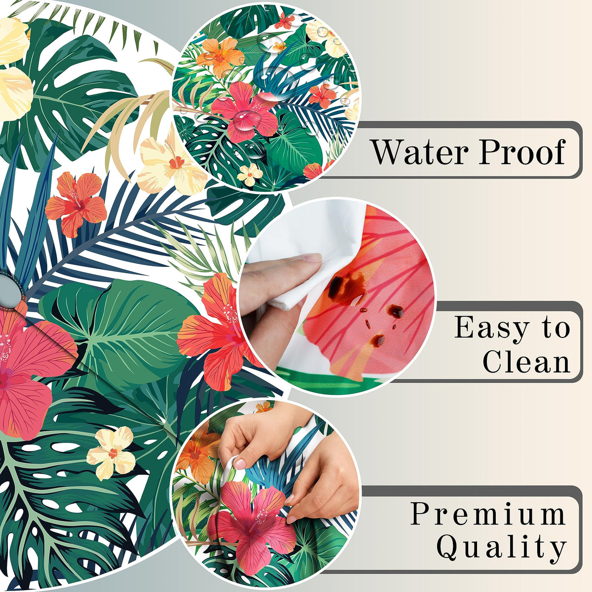 Versatile design suitable for gardens, patios, and parties.