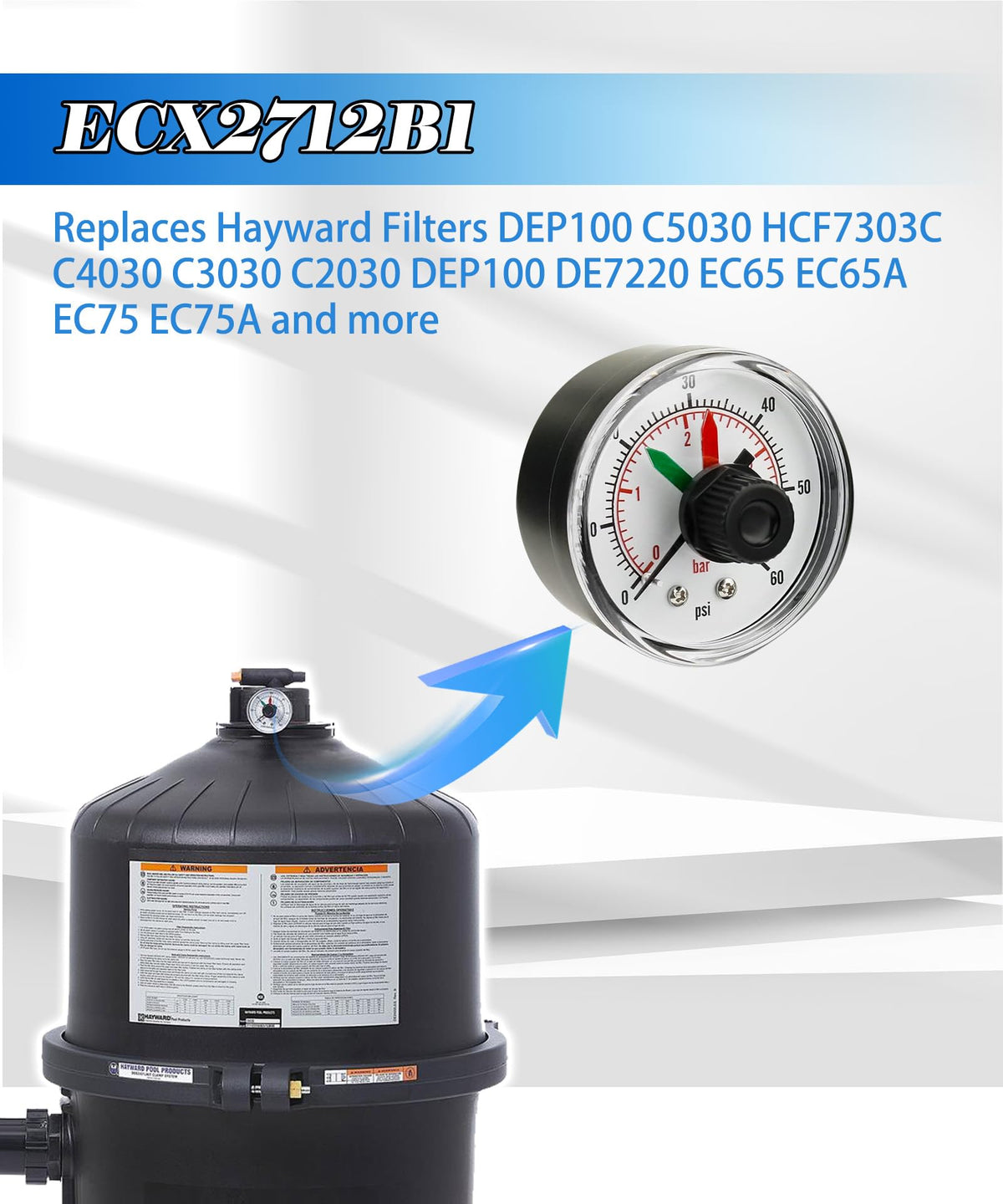 BTROVIA ECX2712B1 high-quality construction supports long-term pool reliability.