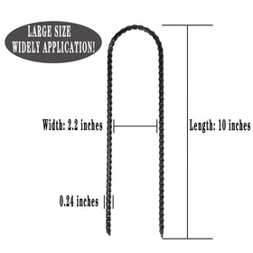 BTSULYOO U-type landscape staple 12pcs for secure edging and soil anchoring.