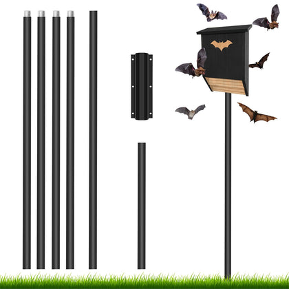 BTXKQTH 15ft telescoping bat pole ready for backyard roosting.