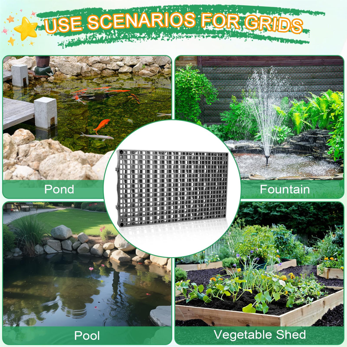 BTXKQTH water feature decor support for bubbling stones and ornaments