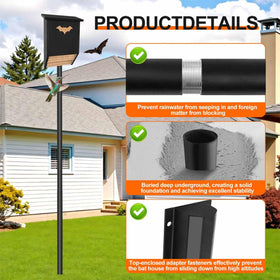 BTXKQTH wind-resistant pole design withstands extreme weather.