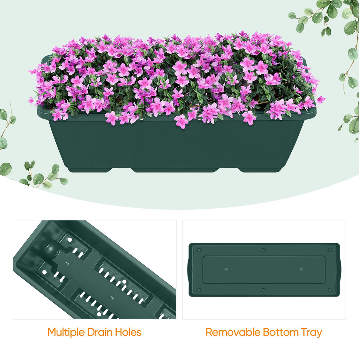 BTY elevated garden box emphasizes drainage system for balanced water flow between tiers.