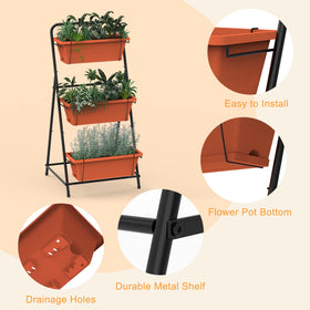 BTY ergonomic trapezoidal design reduces bending while gardening.
