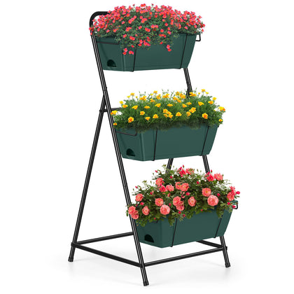 BTY vertical raised garden bed 3-tier demonstrates space-saving design for compact gardens.