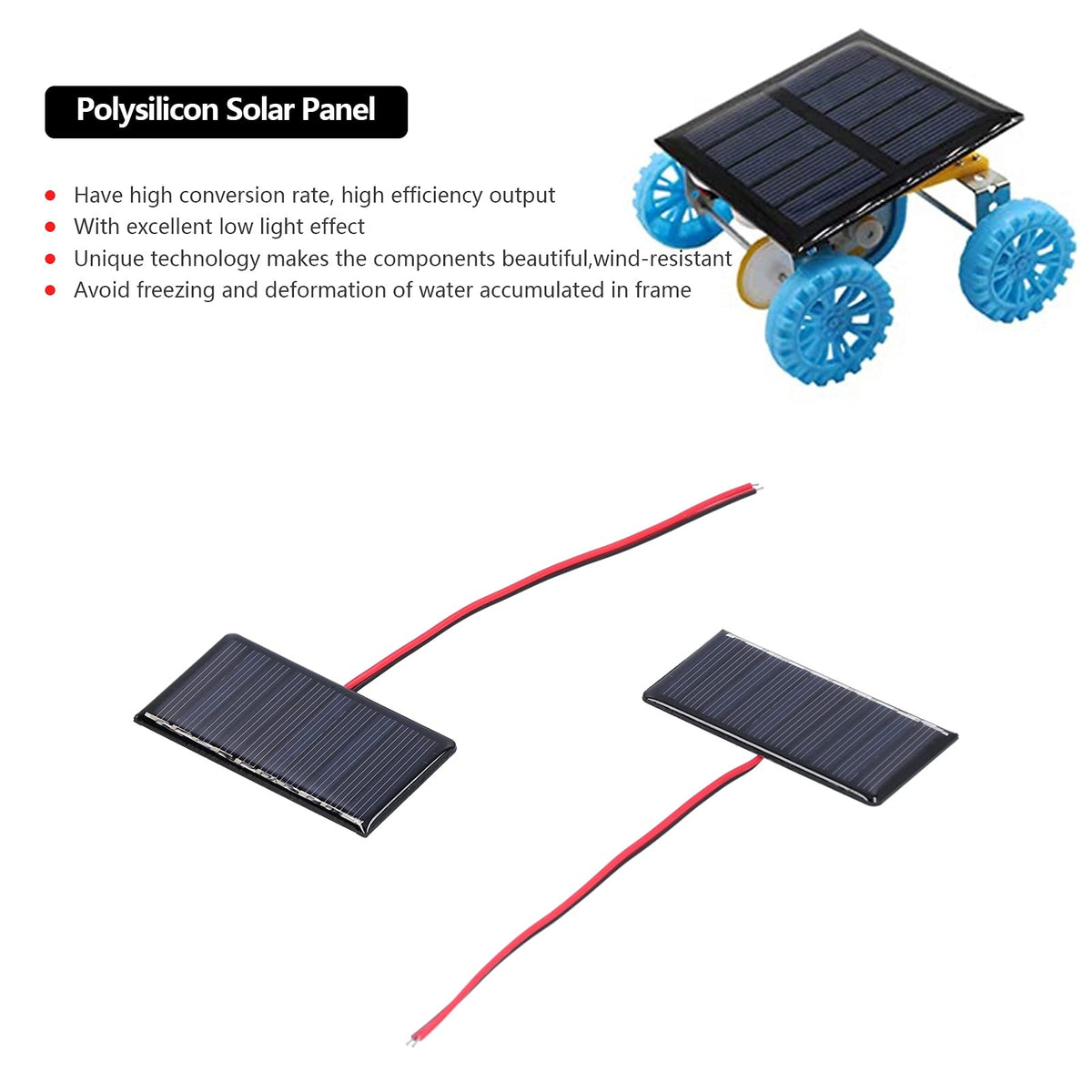 Buachois 10 cm cable extension shown with the module.