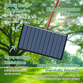 Buachois compact panel in outdoor setting powering a light.